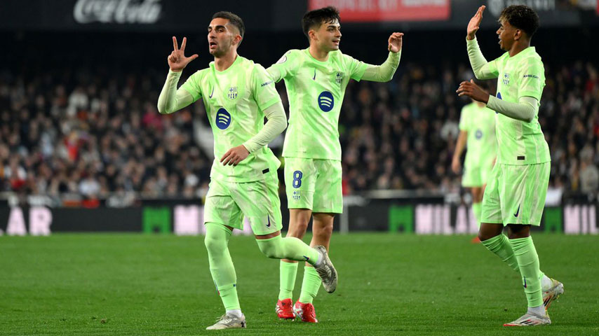 Spain - Copa Del Rey : บาเลนเซีย VS FC Barcelona