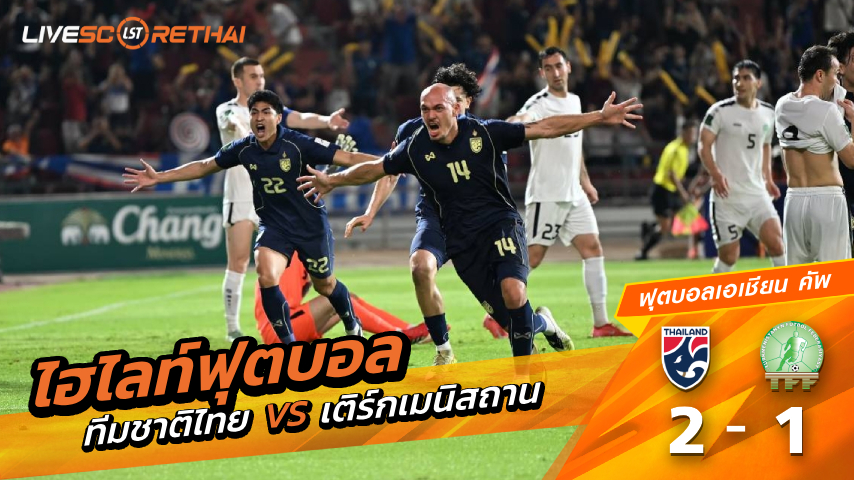 ไฮไลท์ฟุตบอล  เอเชียน คัพ  วันที่  31 มีนาคม พ.ศ 2569 : ทีมชาติไทย 2-1 เติร์กเมนิสถาน